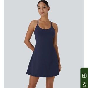 Halara Navy Blue Active Dress. Size Small